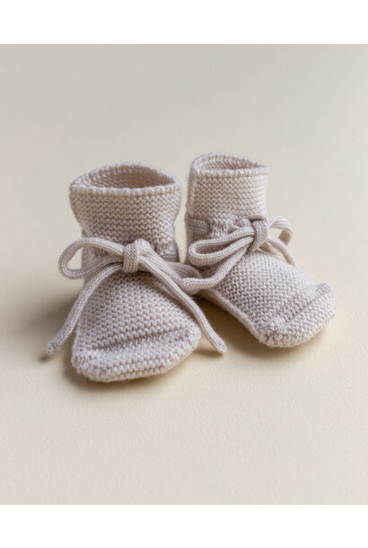 Copy of Booties - The Original Size - 0-9 months - Oat