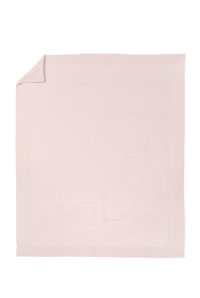 Baby blanket kasjmier wol - Rose pale