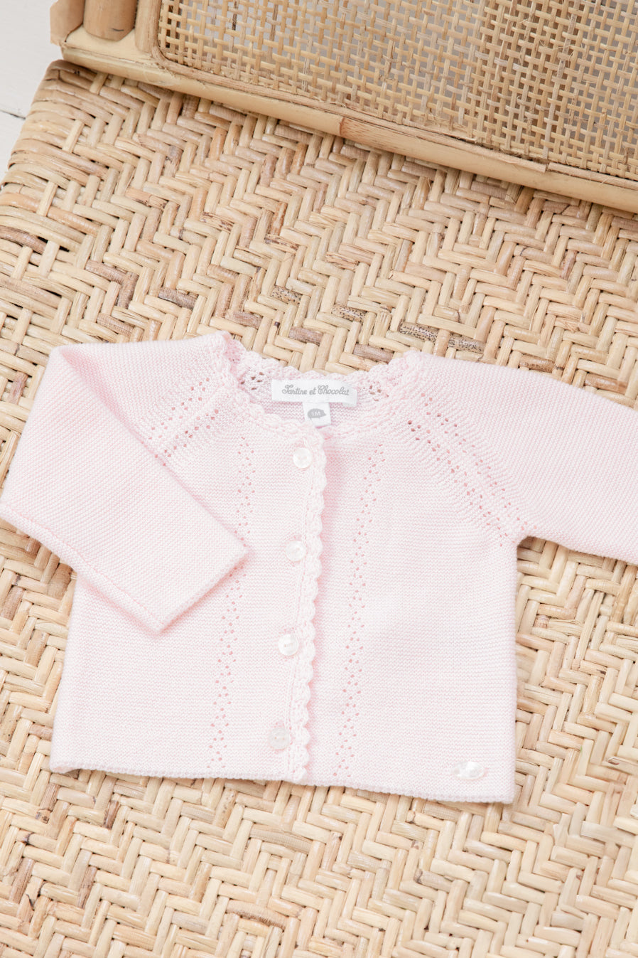 Cardigan - Rose Pale-2