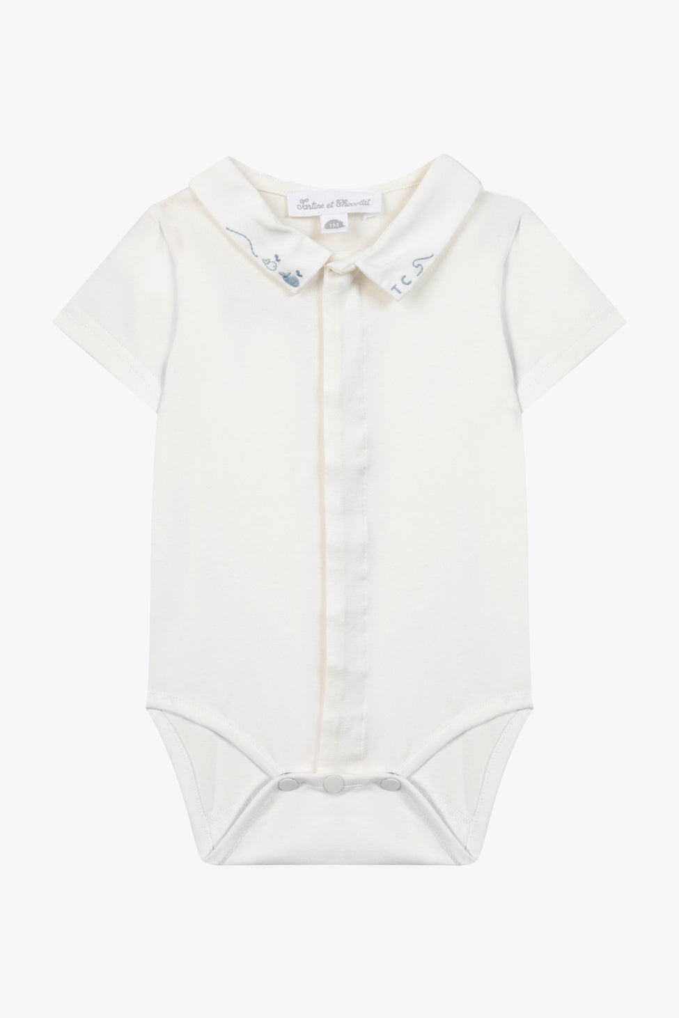 Romper korte mouw - Ecru-1