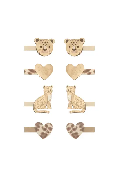 Larry Leopard Mini Clips