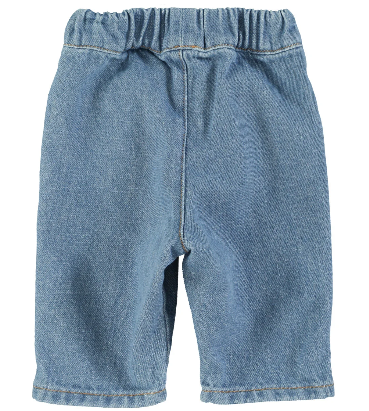 Baby trousers | Washed blue denim-2
