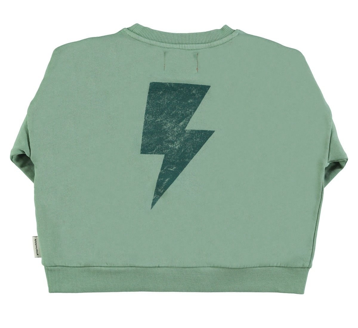 Sweatshirt | Green w/ "rock & roll" print-3