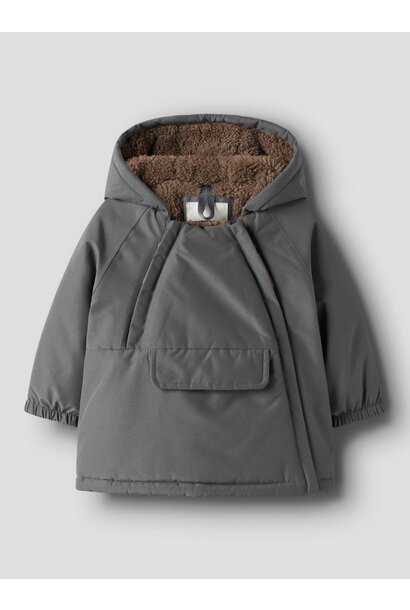 NBMLASNOW05 JKT SOLID FO LIL - Poppy Seed