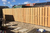 Schutting Douglas planken verticaal