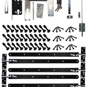 Beslagset dubbele deur XL