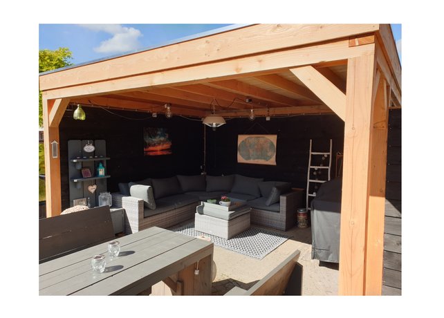 Overkapping - 400x400cm Overkapping - 400x400cm