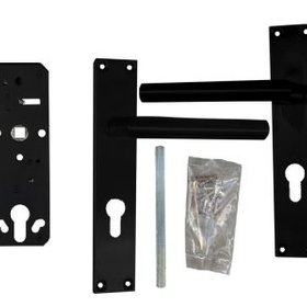 RVS slot zwart gecoat