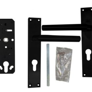 RVS slot zwart gecoat