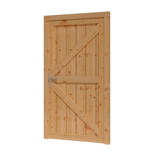 Douglas opgeklampte deur enkel 106x202cm excl h&s