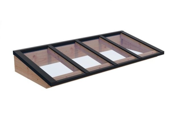 Lichtstraat Lessenaarsdak (frame Douglas onbehandeld)