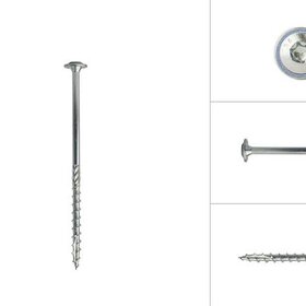 Tellerkopschroeven 6 x 120 mm (per stuk)