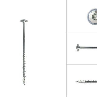 Tellerkopschroeven 6 x 120 mm (per stuk)