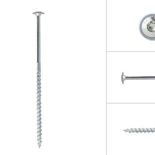 Tellerkopschroeven 6 x 160 mm (per stuk)