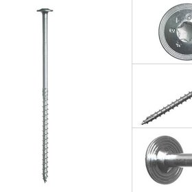 Tellerkopschroeven 8 x 200 mm (per stuk)