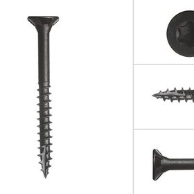 Zwarte schroeven 5 x 50 mm (50 stuks)