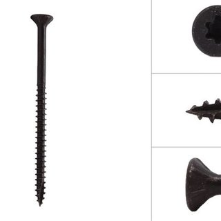 Zwarte schroeven 5 x 80 mm (50 stuks)