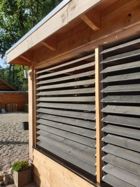 Flex Fence Draaibare Lamellen RVS 220 cm - 2 stuks