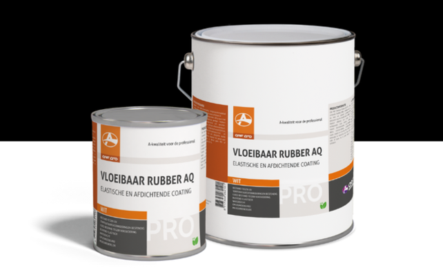 Vloeibaar rubber AQ - Zwart 750 ml
