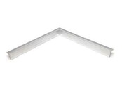 EPDM - Daktrim 45mm binnenhoek aluminium