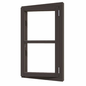 Douglas Steellook Vleugelraam 78x131cm enkel Zwart gespoten (incl. glas) Douglas Steellook Vleugelraam 78x131cm enkel Zwart gespoten (incl. glas)