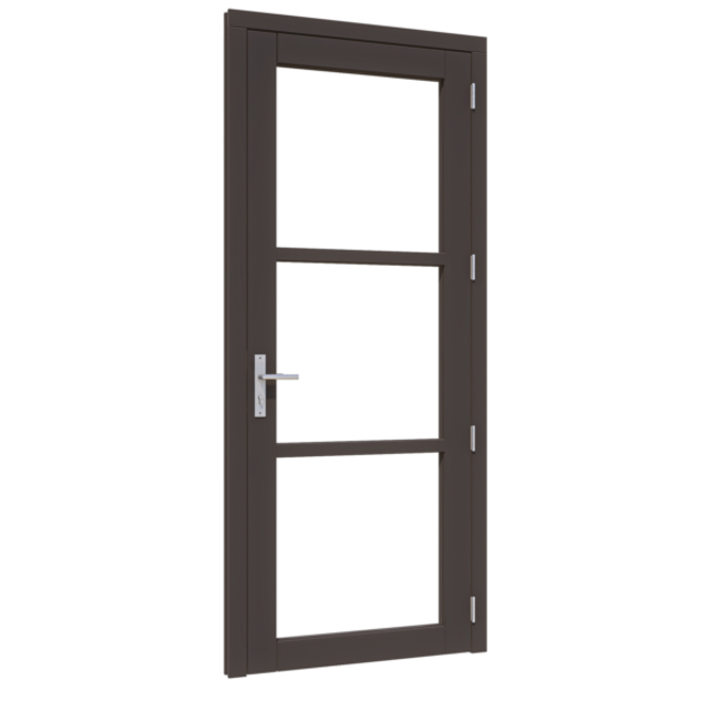 Douglas Steellook Deur enkel 101x235cm + kozijn zwart gespoten (incl. glas) Douglas Steellook Deur enkel 101x235cm + kozijn zwart gespoten (incl. glas)