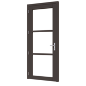 Douglas Steellook Deur enkel 101x235cm + kozijn zwart gespoten (incl. glas) Douglas Steellook Deur enkel 101x235cm + kozijn zwart gespoten (incl. glas)