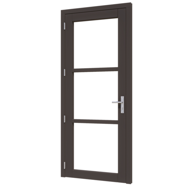 Douglas Steellook Deur enkel 101x235cm + kozijn zwart gespoten (incl. glas) Douglas Steellook Deur enkel 101x235cm + kozijn zwart gespoten (incl. glas)