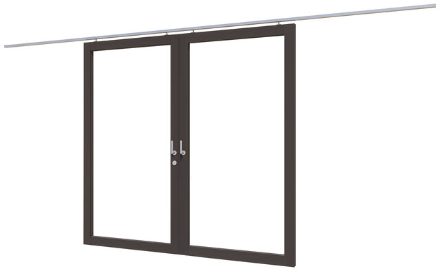 Douglas Steellook Schuifdeur Dubbel 240x227cm - Incl. Rail
