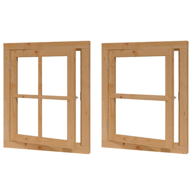 Douglas Vleugelraam 78x95cm - met kozijn