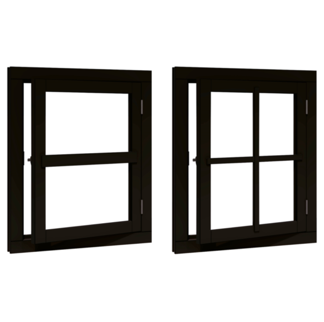 Douglas Vleugelraam 78x95cm - met kozijn