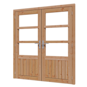 Douglas Paneel/Glasdeur dubbel 180x201cm