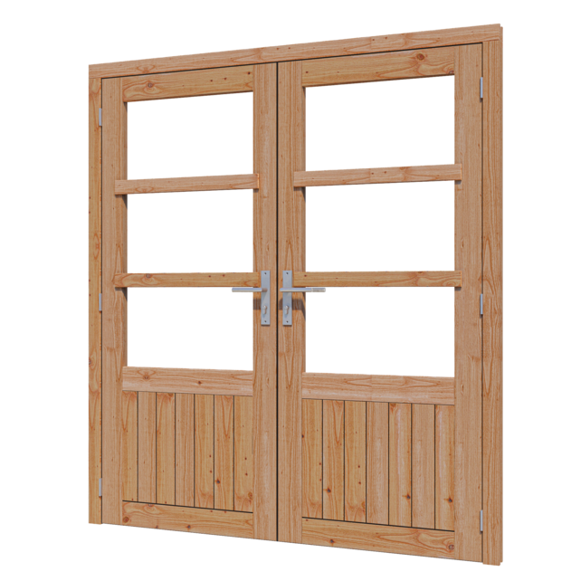 Douglas Paneel/Glasdeur dubbel 180x201cm