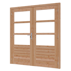 Douglas Stapeldorpeldeur dubbel 180x201cm