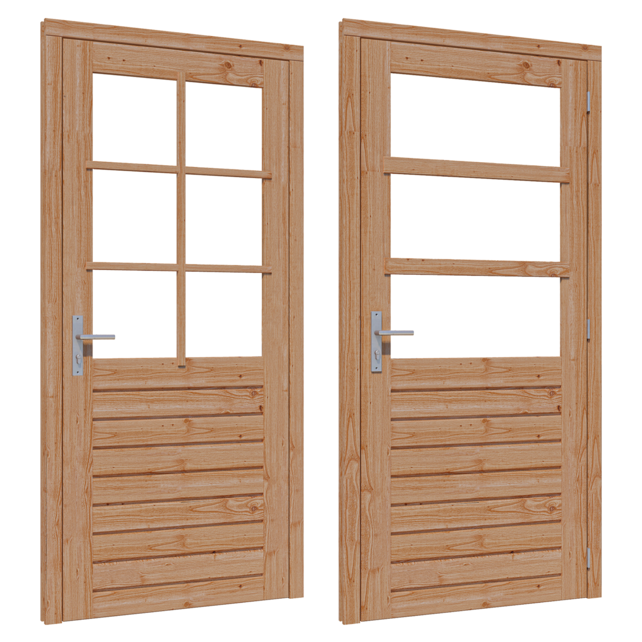 Douglas Stapeldorpeldeur Deluxe Enkel 106x219cm - Incl. dubbel glas