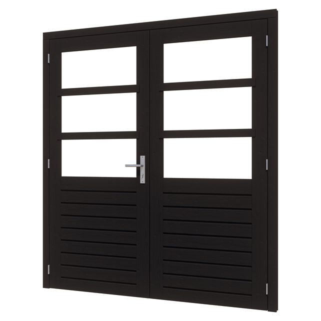 Douglas Stapeldorpeldeur Deluxe Dubbel 200x219cm -  Incl. dubbel glas