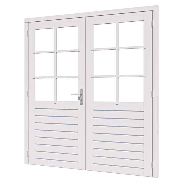 Douglas Stapeldorpeldeur Deluxe Dubbel 200x219cm -  Incl. dubbel glas