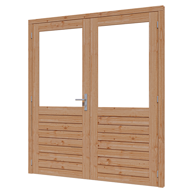 Douglas Stapeldorpeldeur Deluxe Dubbel 200x219cm -  Incl. dubbel glas