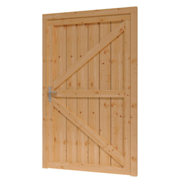 Douglas opgeklampte deur enkel 133x220cm excl h&s XL