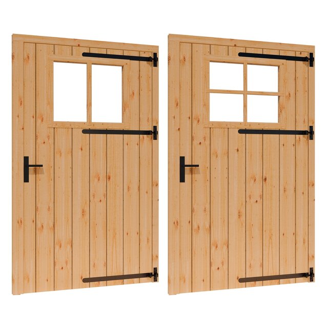 Douglas opgeklampte deur enkel met raam 133x220cm XL excl h&s Douglas opgeklampte deur enkel met raam 133x220cm XL excl h&s