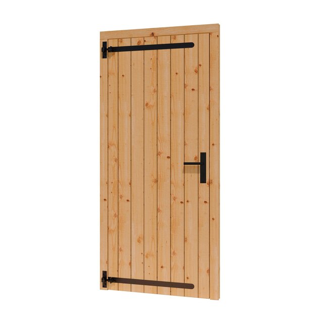 Douglas opgeklampte deur enkel 106x202cm excl h&s