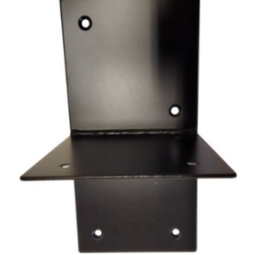 Pergola Muurbevestiging Zwart Gecoat (per stuk)