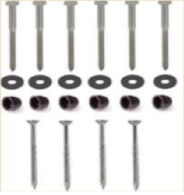 Pergola Muurbevestiging Zwart Gecoat (per stuk)