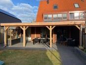 Overkapping aan huis - 800x350cm