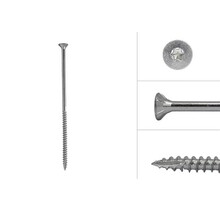 Spaanplaatschroeven 6 x 80 mm (100 stuks)