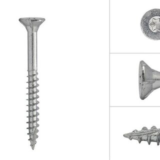 Spaanplaatschroeven 5 x 80 mm 200 stuks