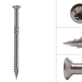 Rvs tuinschroeven 4 x 40 mm 200 stuks