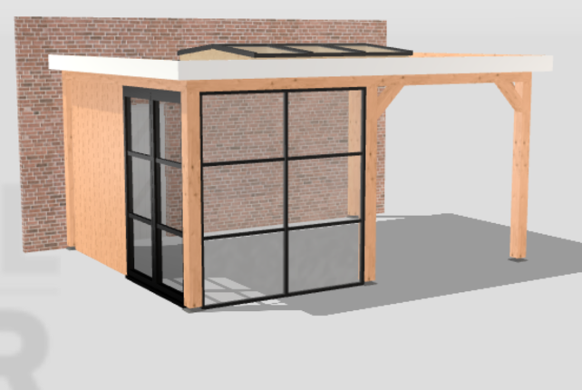 Overkapping aan huis 500x400