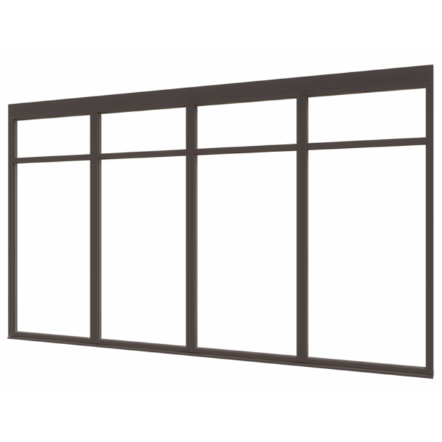 Douglas Steellook Glaswand  (viervoudig)