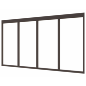 Douglas Steellook Glaswand  (viervoudig)